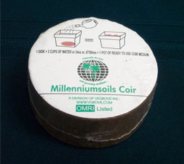 coir empacado individualmente granel